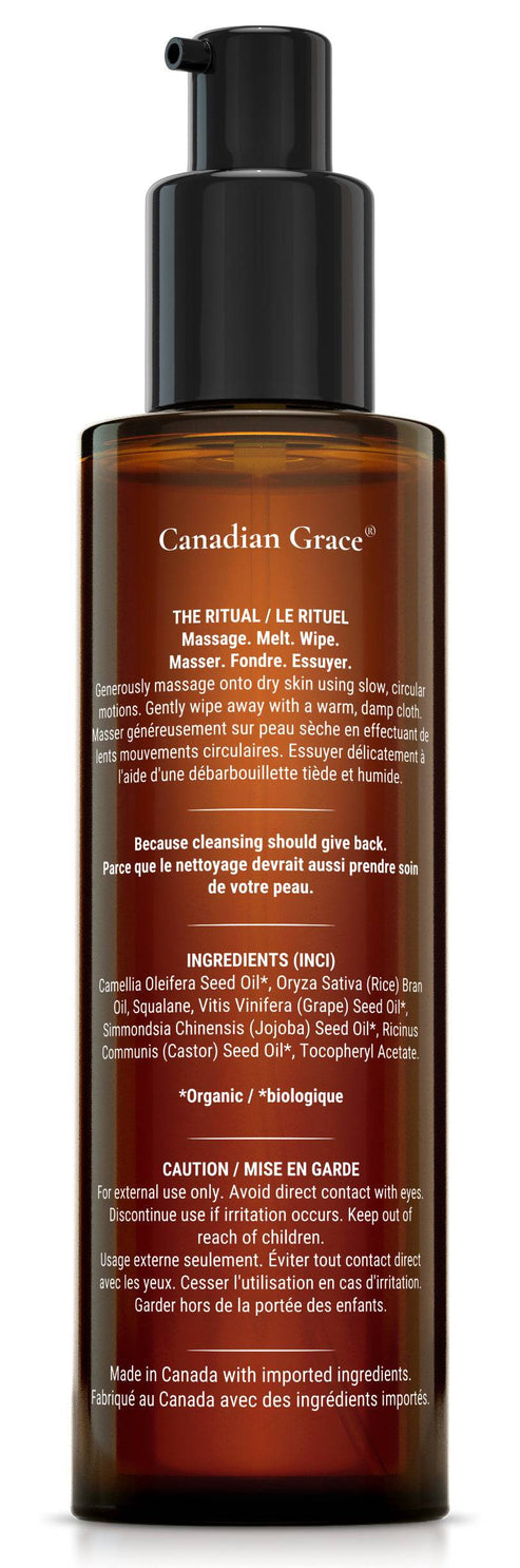 Canadian Grace Makeup Melt - Cleansing Oil That Melts Away Makeup, Sunscreen & The Day's Impurities