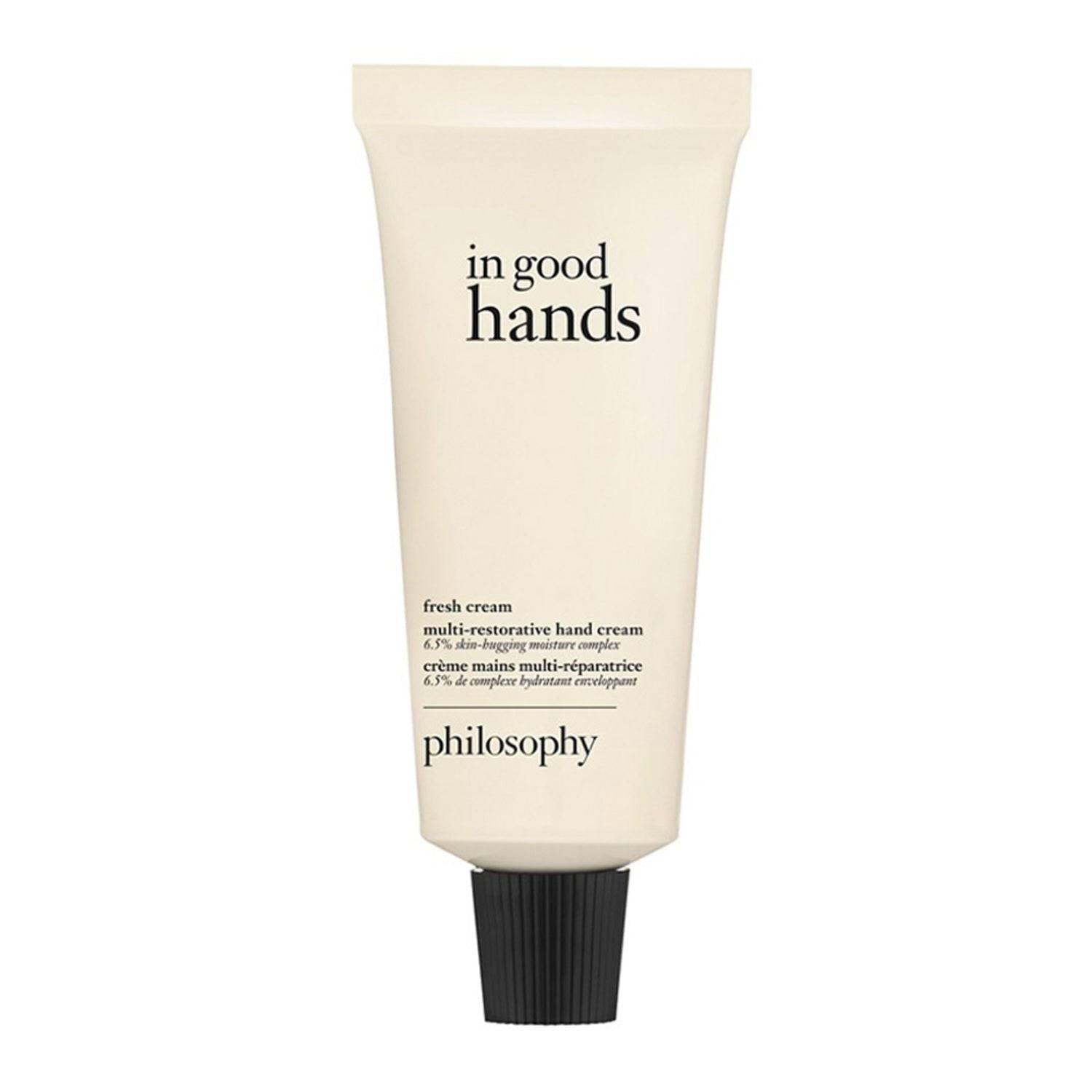 Moisturizing Hand Cream - Barrier Protection | 120 ml by Philosophy, ideal for dry hands and frequent washing. Fresh Cream formula in sleek tube.
