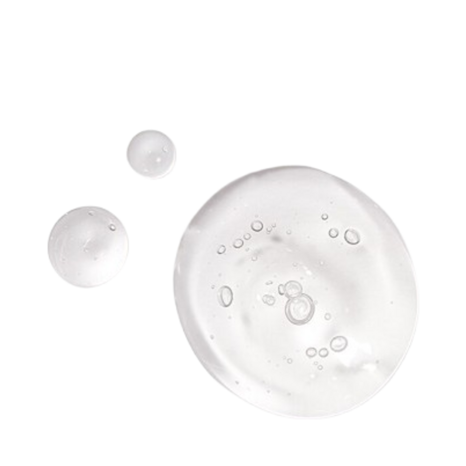 Clear gel texture of Skinbetter Science Instant Effect Gel Eye, showcasing lightweight formula for fast absorption and visible eye area rejuvenation.