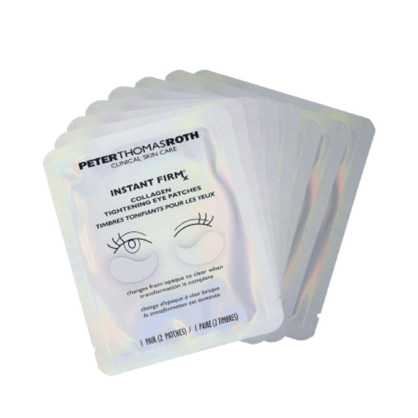 Application of collagen eye patches for eye treatment