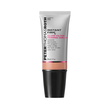 Peter Thomas Roth Firmx Serum in 30ml tube for instant firming and glow. Designed to lift and illuminate skin with hyaluronic acid and niacinamide.