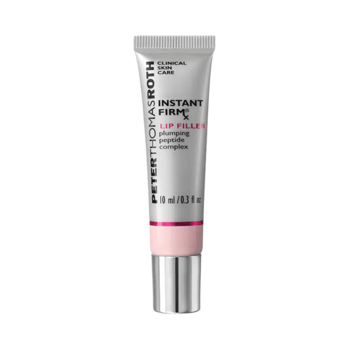 Peter Thomas Roth Firmx Instant Lip Filler tube with plumping peptide complex for instant lip volume. Ideal for lip care and anti-aging treatment.