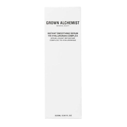 Grown Alchemist Instant Smoothing Serum box packaging