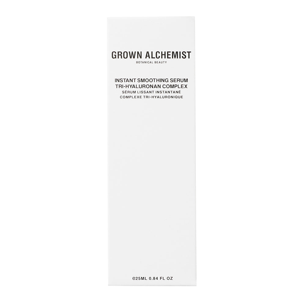 Grown Alchemist Instant Smoothing Serum in amber glass bottle