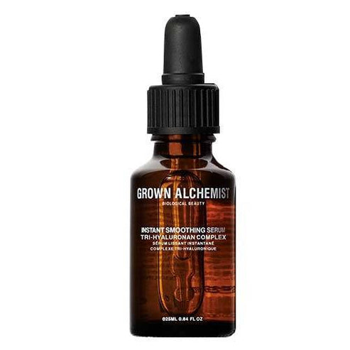 Grown Alchemist Instant Smoothing Serum in amber glass dropper bottle
