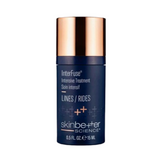 Skinbetter Interfuse Intensive Treatment Lines in bilingual packaging, targeting fine lines with amino acids, peptides, and vitamin C.