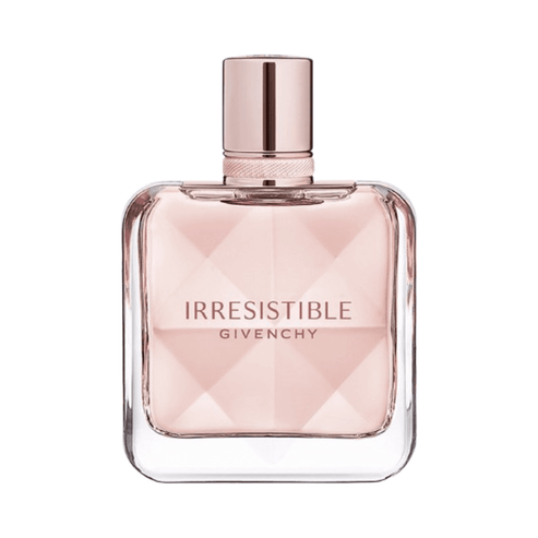 Givenchy Irresistible - Elegant Perfume featuring a soft pink hue and sleek design, a refined choice in women's fragrances.