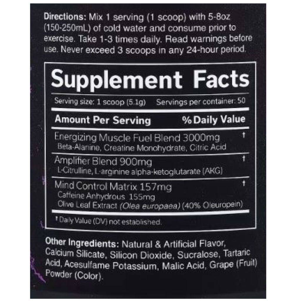 JNX Sports THE CURSE PRE-WORKOUT, 30 Servings