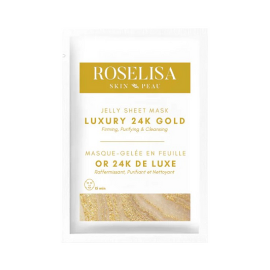 ROSELISA Jelly Sheet Mask - Luxury 24k Gold