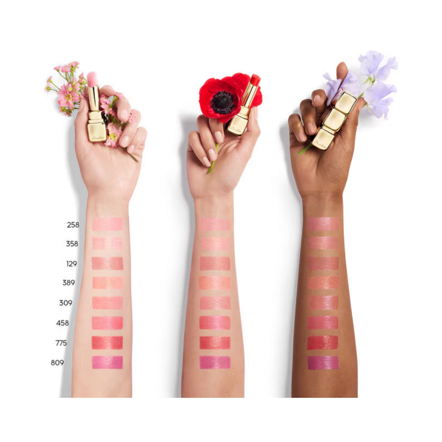 Guerlain KissKiss Shine Bloom Lipstick 3.2 g / 0.11 oz