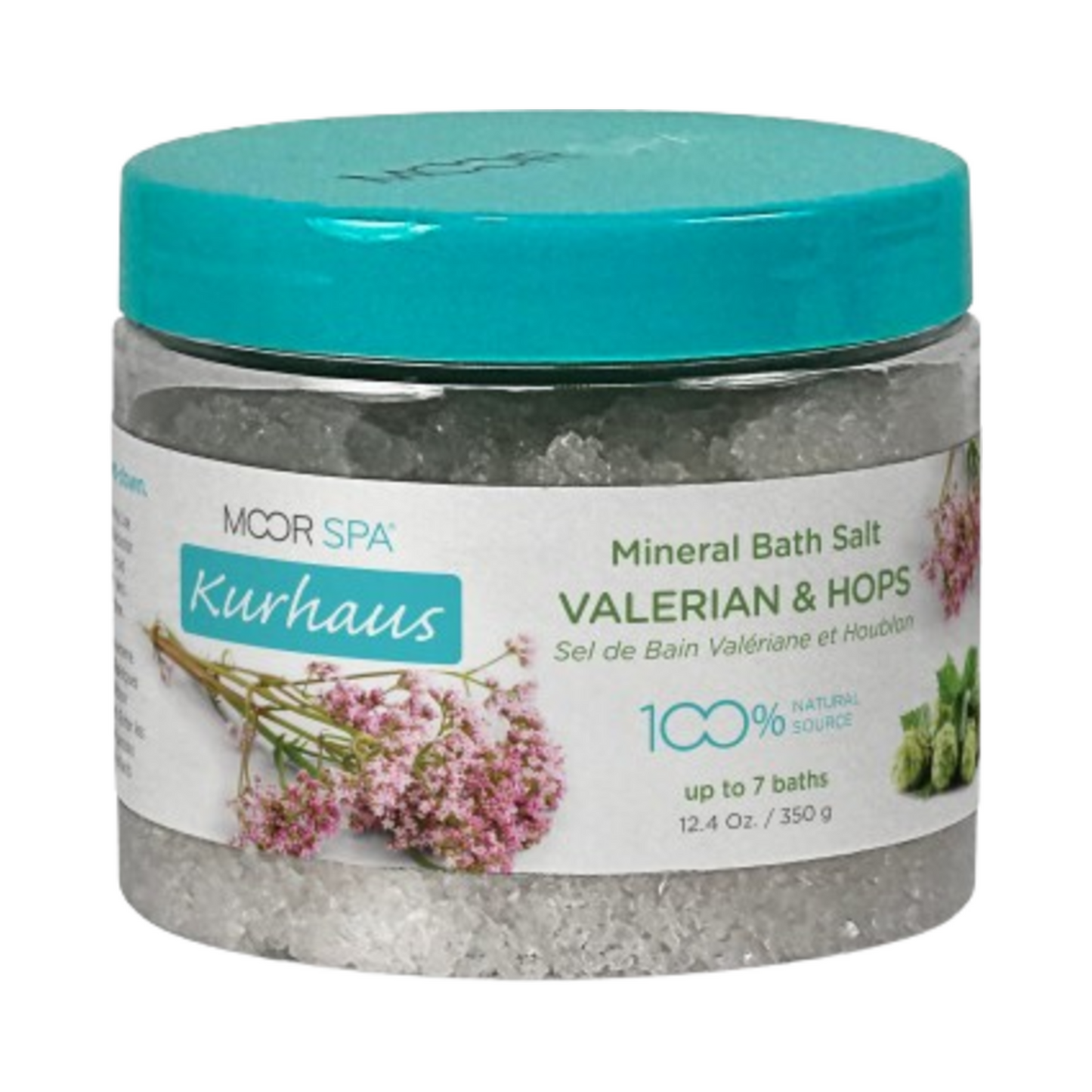 Moor Spa Kurhaus Valerian Hops Bath Salt krukka