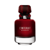 Givenchy L'Interdit Rouge perfume bottle in deep red with black cap, a sensual women's fragrance in the Health & Beauty perfumes category.