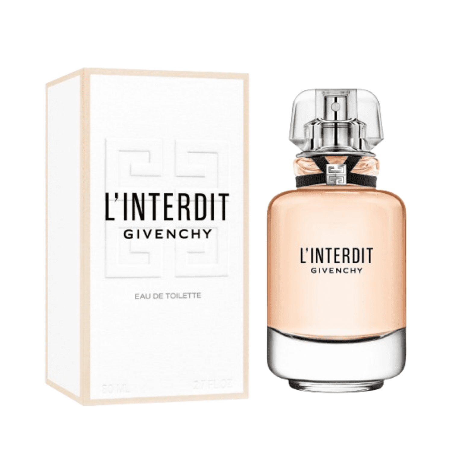 Givenchy L'Interdit - Luxurious Perfume | Sensual Musk displayed with its branded box, emphasizing sophistication in the women's fragrance category.