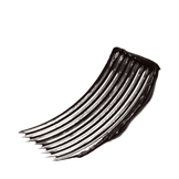 Close-up of Lash Fixation Tubing Mascara swatch showing smooth, black, smudge-resistant formula for long-wear lash definition.