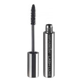 Lash Luxe Mascara - Volumizing Black by Mirabella, featuring sleek silver packaging and a precision brush for clump-free lash enhancement.