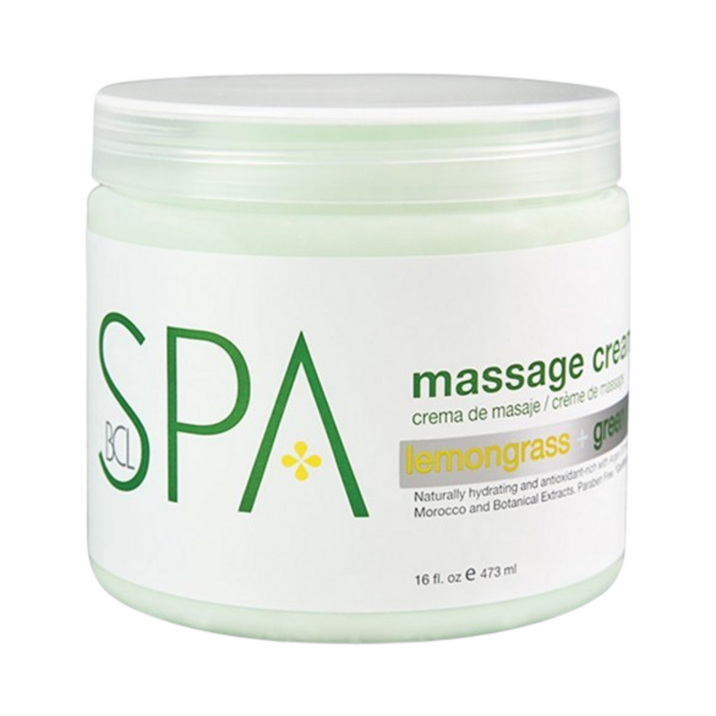 BCL Spa Crema da massaggio alla citronella e tè verde
