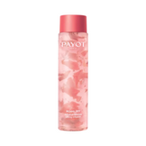 Payot Lifting Infusion Facial Toner featuring rose petal infusion in a sleek pink-capped bottle for revitalizing face and neck care.