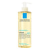 La Roche Posay Lipikar Cleansing Oil AP+ met niacinamide en sheaboter, ontworpen om de droge, geïrriteerde huid te kalmeren en te reinigen.