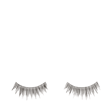 LoveSeen Fake Eyelash Aloe Black offers a secure, alluring look with precision fibers. Lightweight false eyelashes ideal for enhancing natural eye makeup.