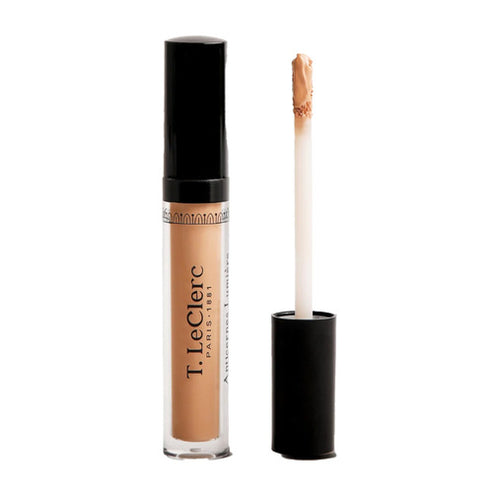 T LeClerc Luminous Concealer in tan shade, 2.7 ml with wand applicator. Delivers even coverage and hydration for a luminous complexion.