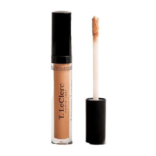 T LeClerc Luminous Corrector Concealer in deep tan, 2-in-1 hydrating formula. Enhances skin tone and conceals imperfections for a fresh appearance.