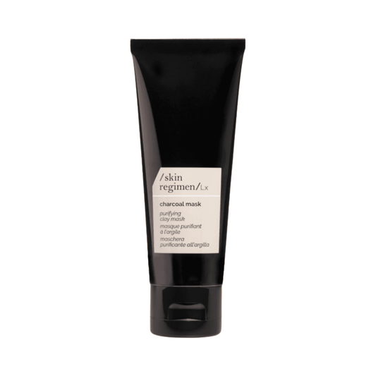 Skin Regimen Lx Charcoal Mask for ansiktspleie, renser og eksfolierer med bambuskull og svart leire. Ideell for å minimere porene og lysne huden.