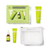 Image Skincare Microbiome Trio | Κιτ eSkinCareStore με βάλσαμο καθαρισμού, ορό, κρέμα και θήκη ταξιδιού για περιποίηση προσώπου και λαιμού.