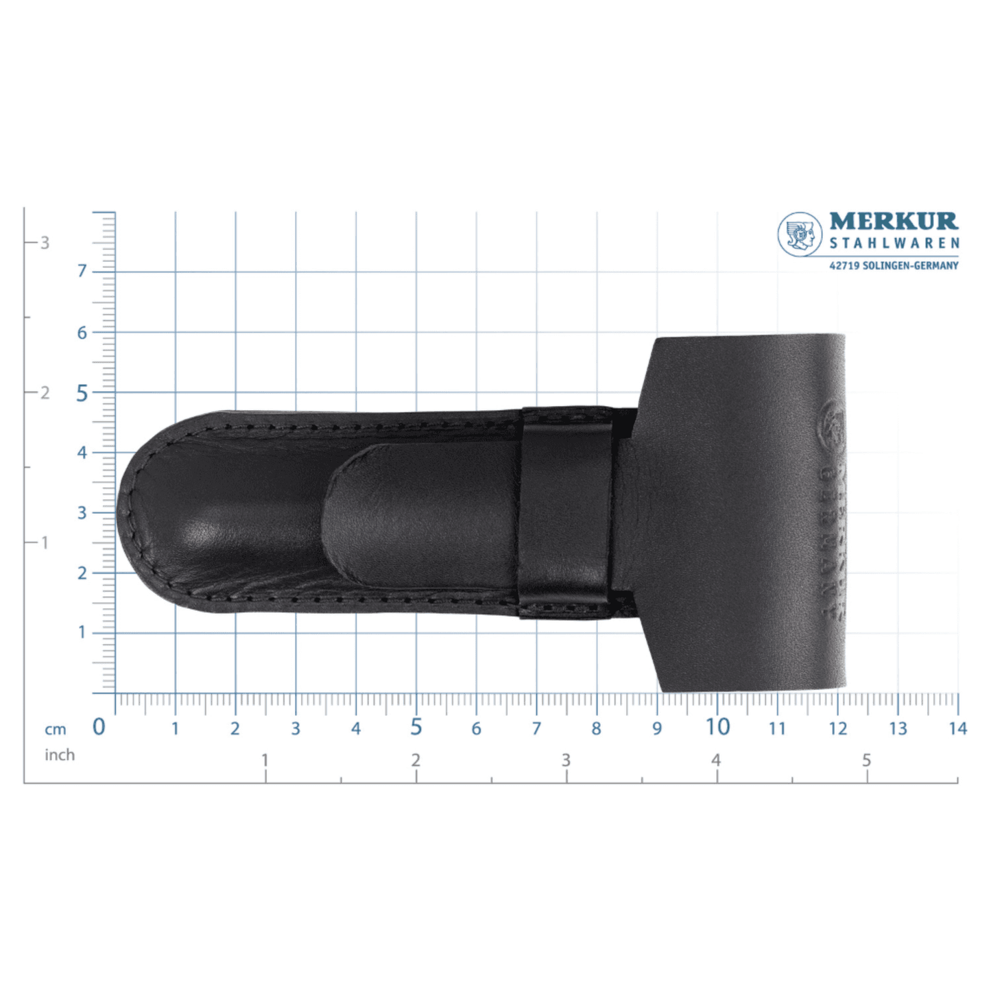 Merkur Leather Case, Standard, Fits all Items except 24001 and Futur, Cowhide, Black