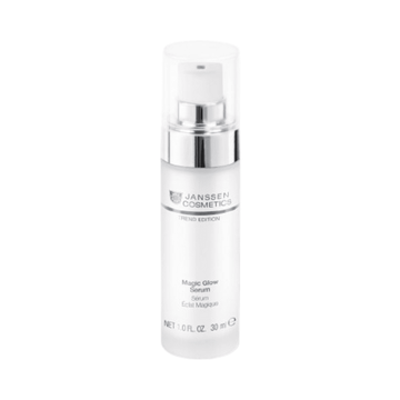 Janssen Magic Glow Serum - Glow Serum | Instant Radiance in a sleek 30ml pump bottle, ideal for hydrating and brightening dry, dull skin.