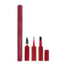 Kompakt och snygg Ruby Hammer Magnetic Brush Set 02 med avtagbara borsthuvuden för ögon och bryn, perfekt för makeupentusiaster.