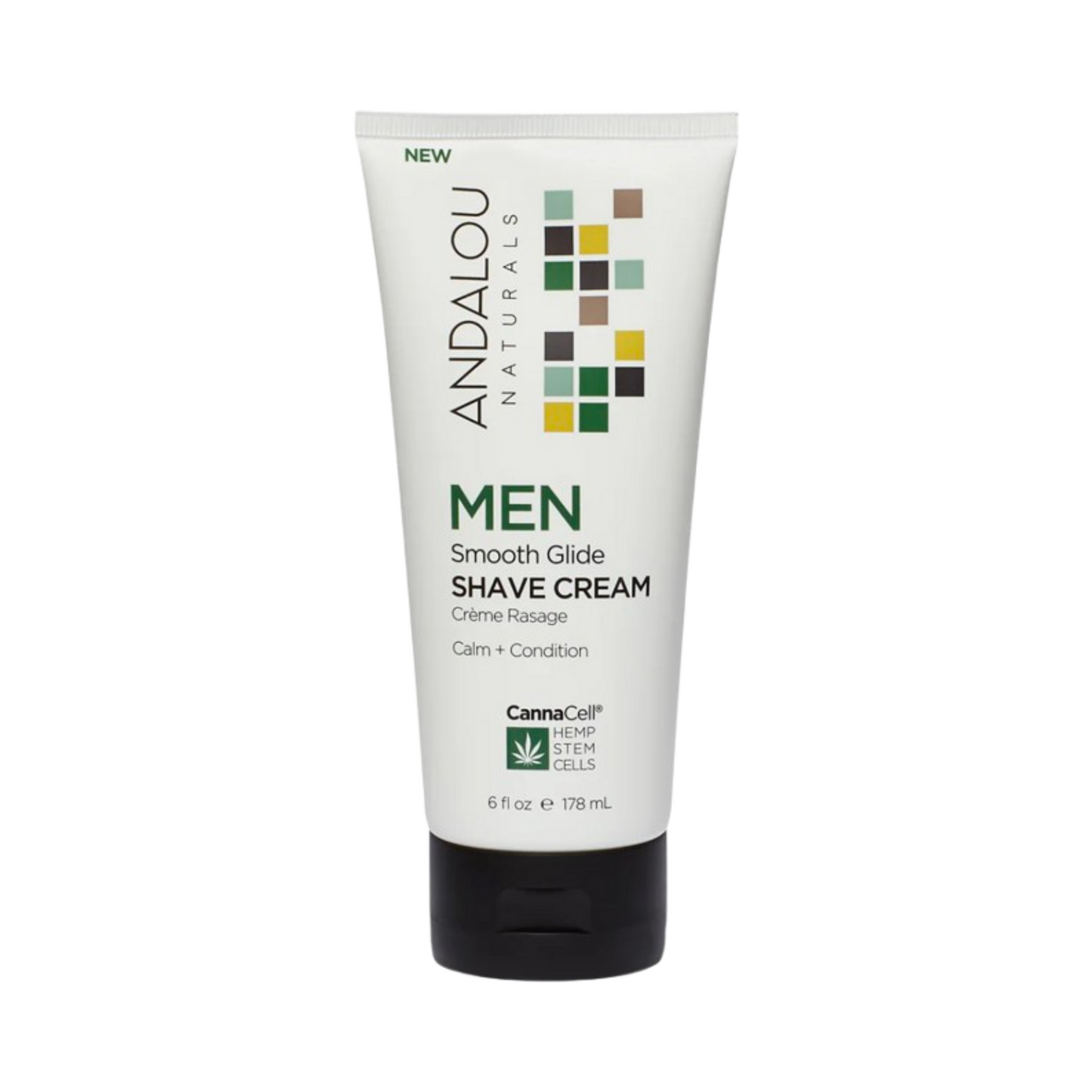 Andalou Naturals Men Smooth Glide Shave Cream