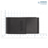 Merkur Leather Case filled with 38001 and 10 Blades, Black