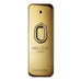 Paco Rabanne Million Gold Eau de Parfum Intense da uomo, caratterizzato da un audace flacone rettangolare dorato con design ad anello metallico.