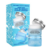 Mini Day and Night Cloud Creams set with hydrating hyaluronic acid