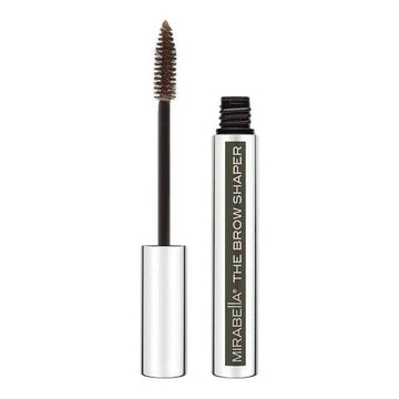 Mirabella The Brow Shaper Tinted Brow Gel with spoolie applicator for shaping, defining, and grooming eyebrows. Ideal for fuller, natural-looking brows.
