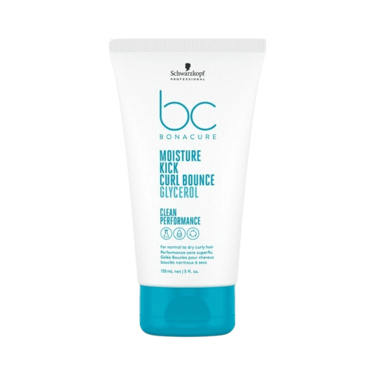 Bonacure Moisture Kick Curl Bounce Hair Treatment 150ml tube for curly hair hydration, available at eSkinStore under Hair Care category.