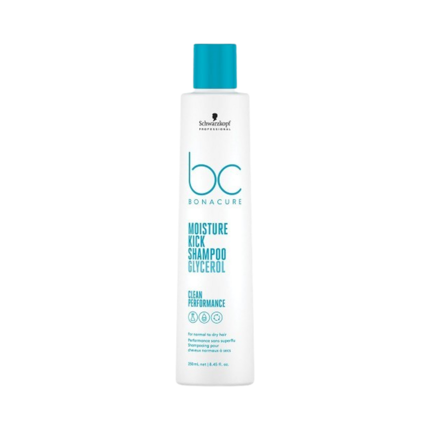 Bonacure Moisture Kick Shampoo with Glycerol, 8.45 fl oz, ideal for cleansing and hydrating dry hair, sold by eSkinStore.