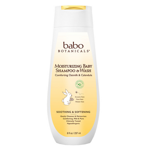 Babo botanicals hydrateren babyshampoo en wassen