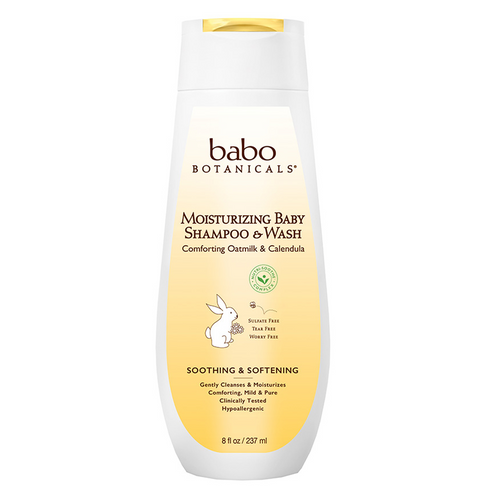Babo botanicals hydrateren babyshampoo en wassen