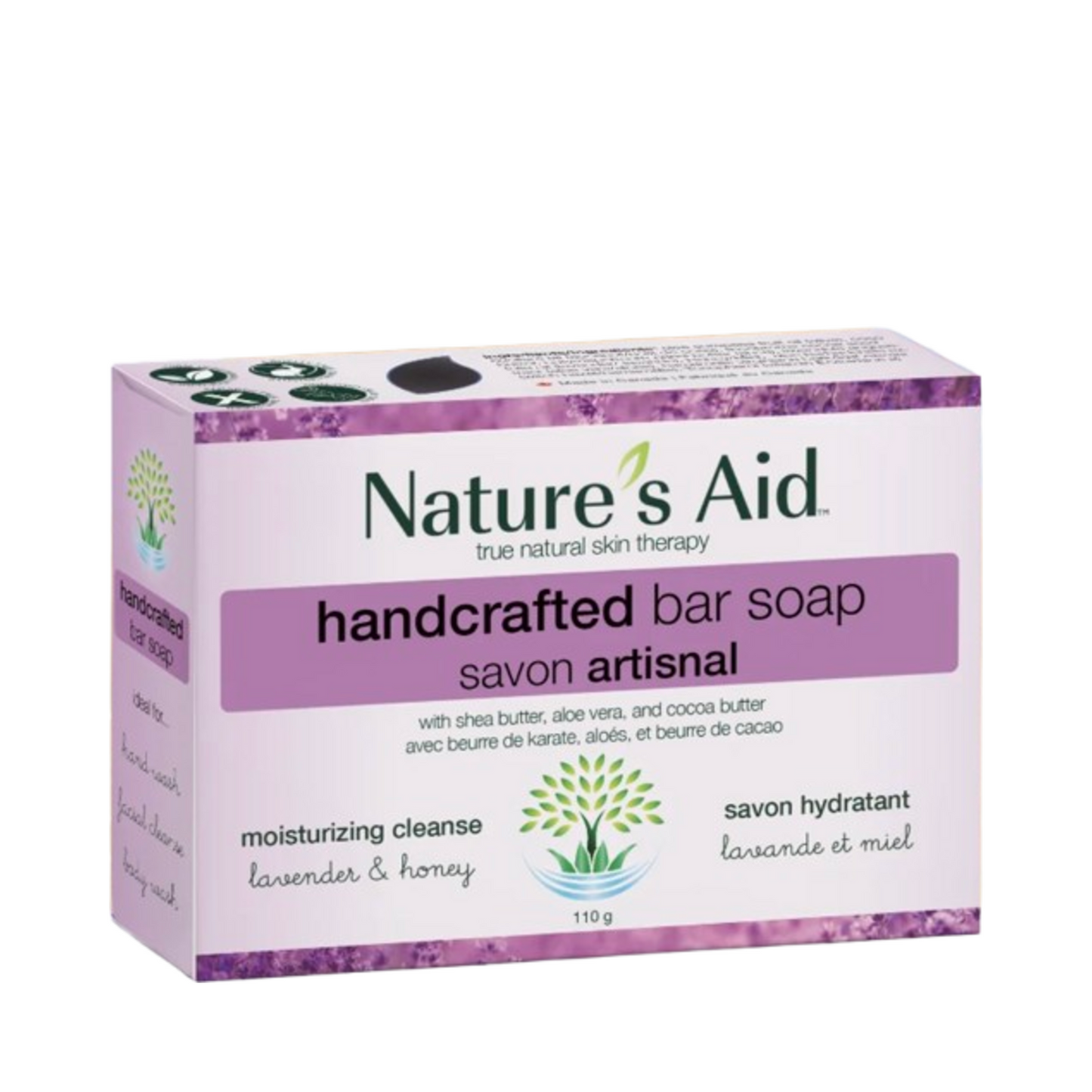 Nature's Aid Moisturizing Soap Bar - Lavender