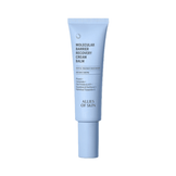 Allies of Skin Molecular Barrier Recovery Cream Balm in a sleek blue tube, ideal for hydrating and repairing dry facial skin.