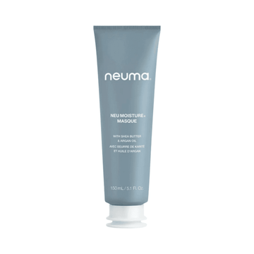 Neuma NeuMoisture Masque hydrating hair treatment in 150mL tube, enriched with shea butter and argan oil for deep moisture and shine.