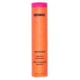 Amika Signature Conditioner - Moisturize & Nourish | 275ml bottle with vibrant orange and pink packaging for healthy, soft hair care.