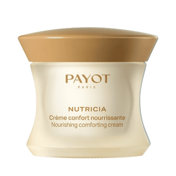 Payot Cream - Nourishing Skin Cream in a gold-lidded jar, ideal for face and neck hydration with almond oil and shea butter.