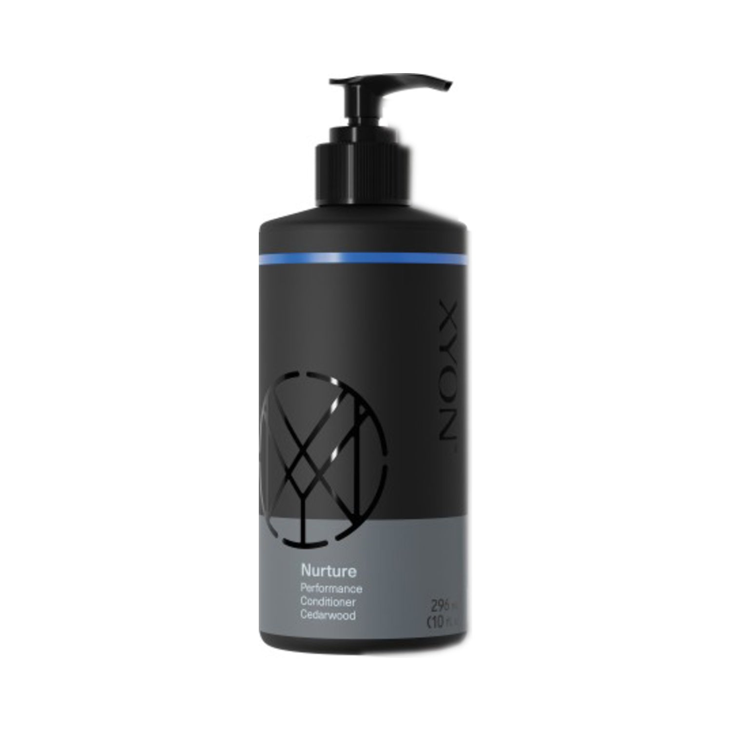 XYON Nurture Conditioner - XYON Men's Hair Conditioner in a sleek black pump bottle with blue accents, formulated with DHT-blocking ingredients for men's hair health.