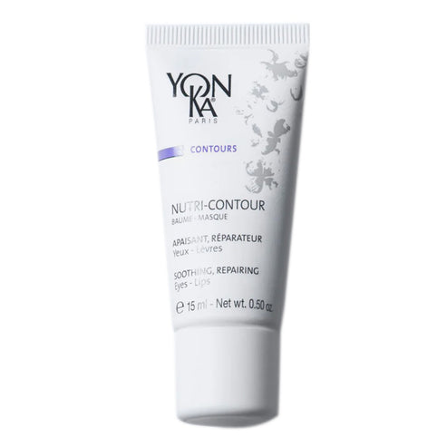 Yonka Nutri Contour Balm-Mask face cream with vitamin-rich formula for eye and lip care. Targets fine lines and dryness in sensitive areas.