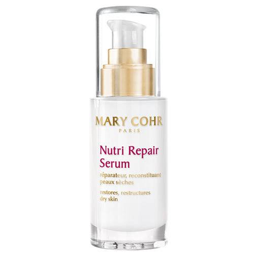 Mary Cohr Nutri Repair Serum face treatment for dry skin, shown in elegant packaging for premium skincare in the Face Serums category.