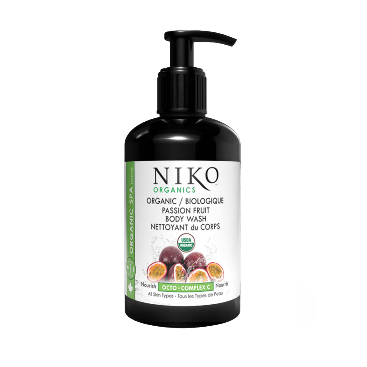 ORGANIC PASSION FRUIT BODY WASH-250mL