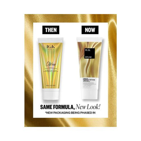 Cabelo Igk Off-line de 3 minutos Hydration Hyable Mask