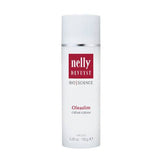 Nelly Devuyst OleaSlim Cellulite Cream in sleek white packaging. Ideal for body care and targeting cellulite-prone areas with natural ingredients.